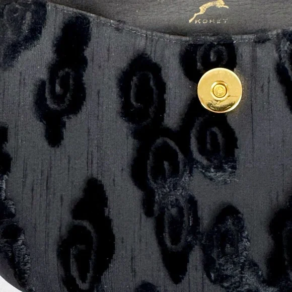 Koret Vintage 50's Black Silk & Velvet Purse